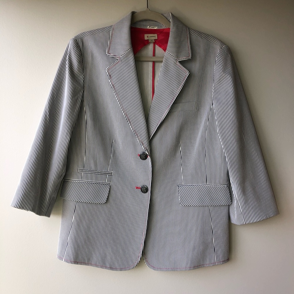 Striped Cremieux Women’s Blazer
